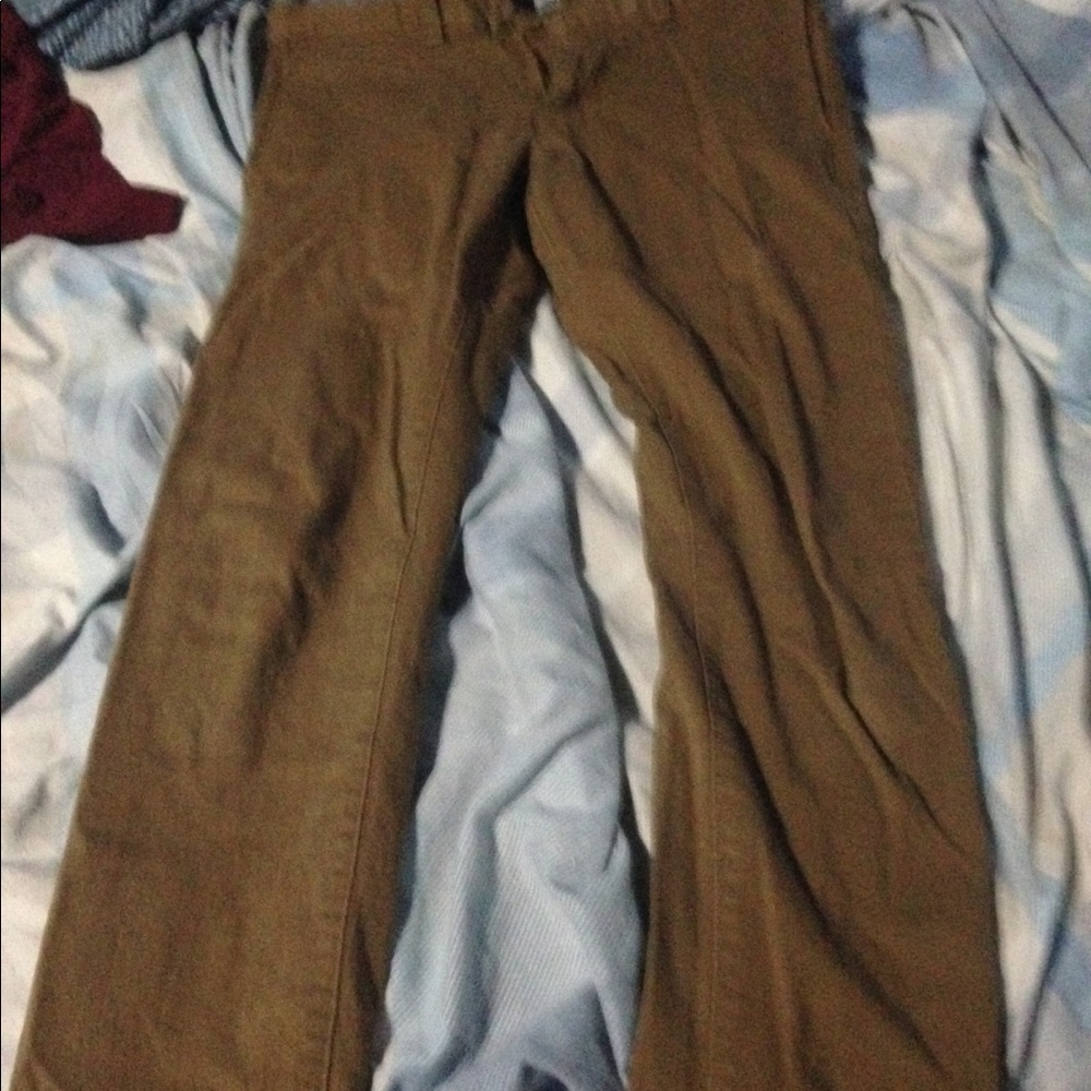 Brown denim jeans